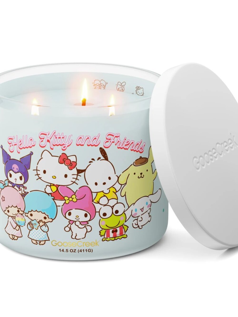 Goose Creek Hello Kitty & Friends 3-Wick Candle - NWT